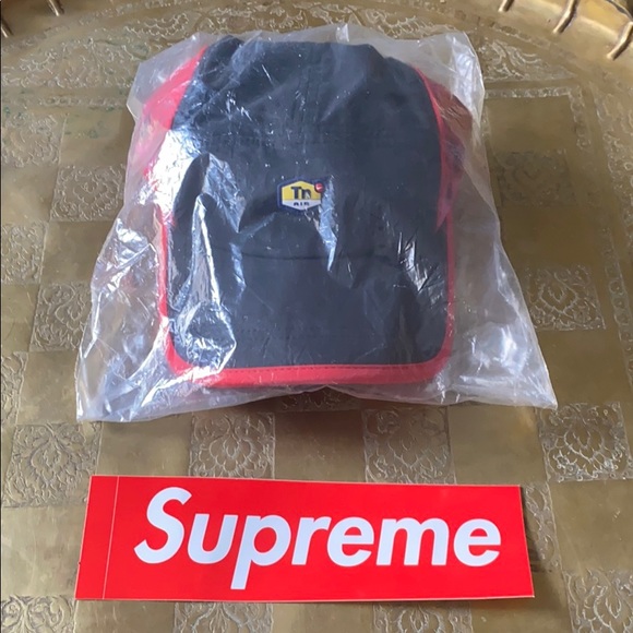 SUPREME X NIKE AIR MAX PLUS RUNNING HAT (BLACK) - Picture 7 of 7